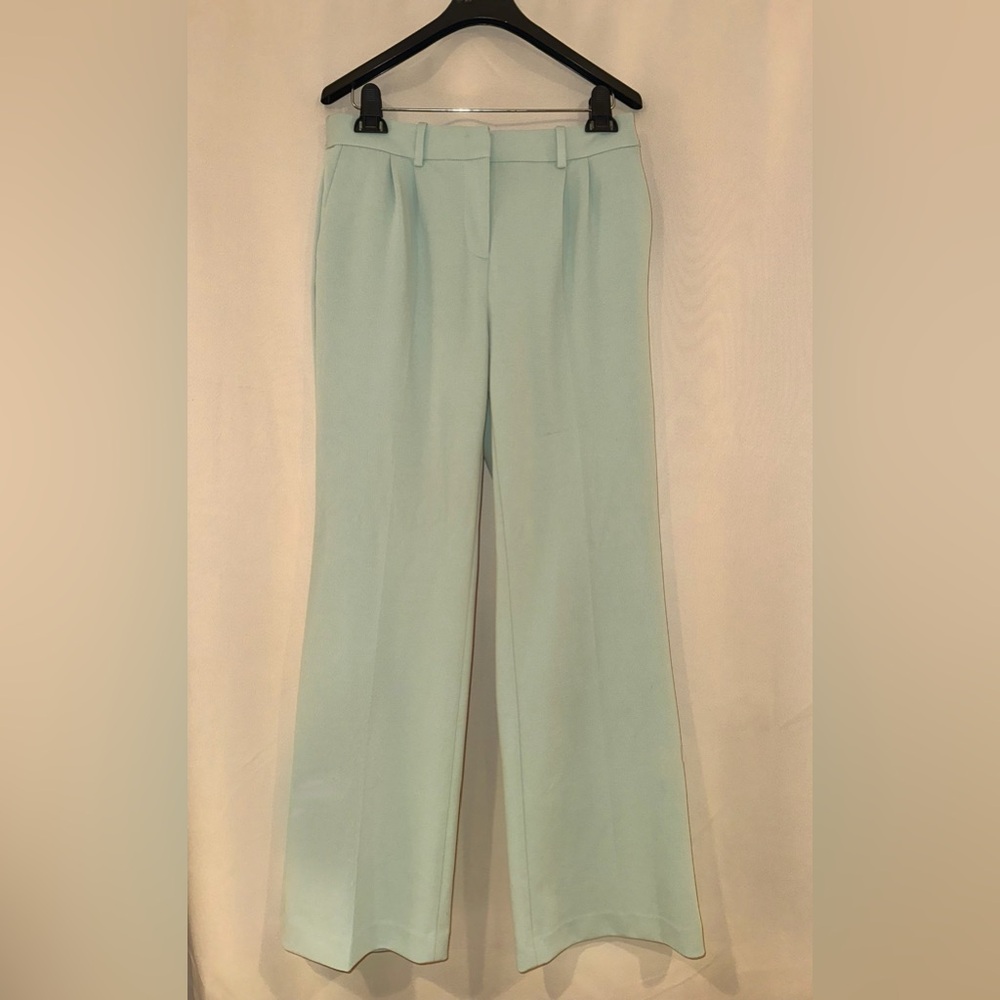 Petites Womens Pleated Crepe Dress Pants